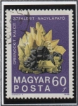 Stamps Hungary -  Greenockit cristales d' calzita esfalerita