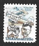 Sellos de America - Estados Unidos -  C96 - Wiley Post
