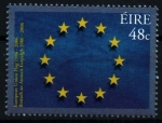 Sellos de Europa - Irlanda -  20 aniv. bandera U.E.