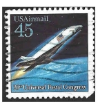 Sellos de America - Estados Unidos -  C122 - XX Congreso Postal Universal