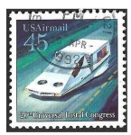Sellos de America - Estados Unidos -  C123 - XX Congreso Postal Universal