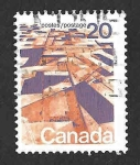 Stamps Canada -  596 - Campos de Cereales