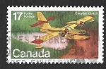 Sellos de America - Canad -  844 - Avión Canadair CL-215