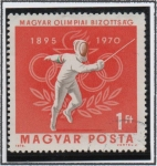 Stamps Hungary -  Esgrima
