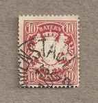 Stamps Germany -  Escudo de Baviera