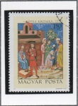 Stamps Hungary -  Disputa entre el Rey Salomón y el príncipe Gesa