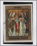 Stamps Hungary -  Angeles que tocan el Violín y el laúd