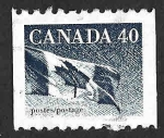 Stamps Canada -  1194C - Bandera de Canadá