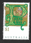 Stamps Australia -  1356 - Paz