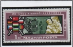 Stamps Hungary -  Menbers' baderas radar madre y niño