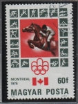 Stamps Hungary -   Motreal'76  Ecuestre