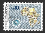 Stamps Angola -  669 - XXV Aniversario de la Comisión Económica para África