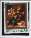 Sellos de Europa - Hungr�a -  Flores por pintores Húngaros, Mihaly Munkacsy