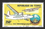 Sellos del Mundo : Africa : Chad : C287 - XXV Aniversario de las Líneas Aéreas ASCENA