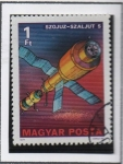 Sellos de Europa - Hungra -  Exploraciones espaciales, Desde el Sputnik hasta Vikingo,  Soyuz-Salyut 5