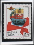Sellos de Europa - Hungr�a -  Primer tren Diesel