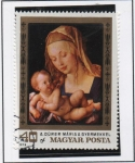 Sellos de Europa - Hungra -  Virgen y niño