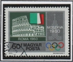 Sellos de Europa - Hungr�a -  Moscu'80: Coliseo, Roma