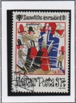 Stamps Hungary -  Escenas d' Cuentos, Los Viajes d' Gulliver