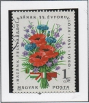 Stamps Hungary -  35 Anv. d' la Liberación Fascista