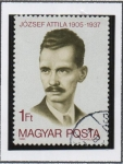 Stamps Europe - Hungary -  Jozsef Attila