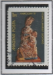 Stamps Hungary -  esculturas. Maria amamantando al Niño