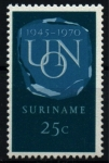 Sellos de America - Surinam -  25 aniv. O.N.U.