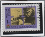 Stamps Hungary -  25º anv. d' l' milicia d' l' Trabajadores