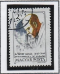 Stamps Hungary -  Robert Koch