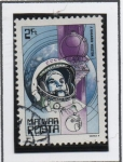 Sellos de Europa - Hungra -  25º años d' viaje espacial: A.A. Leonov, 