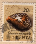 Stamps Kenya -  1971 Conchas marinas: Mauritia mauritiana