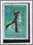 Stamps Hungary -  Juegos Olimpicos d' Invierno Patinaje Artistico