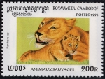 Sellos de Asia - Camboya -  Fauna