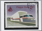 Stamps Hungary -  Tren d' Alta Velocidad