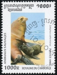 Stamps : Asia : Cambodia :  Fauna