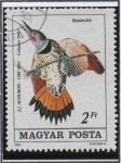 Stamps Hungary -  Bombycilla garrulus