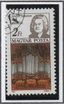 Stamps Hungary -  Johann Sebastian Bach (1685-1750)