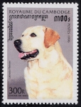 Sellos de Asia - Camboya -  Perros de raza