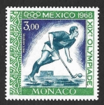 Stamps Monaco -  C74 - JJOO de México