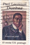Stamps : America : United_States :  Paul Laurence Dunbar-poeta