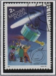 Stamps Hungary -  Cometa Halley: URSS Vega y bayeaux
