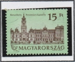 Stamps Hungary -  Castillos y Fortalezas.  Keszthely