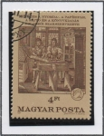Stamps Hungary -  Woodcut