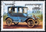 Stamps Cambodia -  Coches clásicos