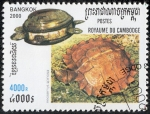 Stamps Cambodia -  Tortugas
