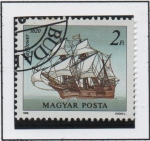 Stamps Hungary -  Barcos: Mayflower