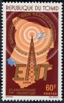 Stamps : Africa : Chad :  Telecomunicaciones