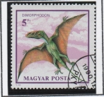 Stamps Hungary -  Animales Prehistóricos: Dimorphodon