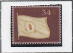 Stamps Hungary -  Bandera