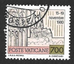 Sellos de Europa - Vaticano -  703 - Viajes de San Juan Pablo II